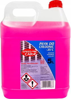 PŁYN DO CHŁODNIC G12 G12+ -35°C 5L różowy