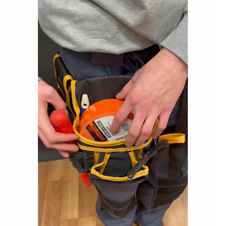 PAS MONTERSKI NARZĘDZIOWY BUDOWLANY NA NARZĘDZIA NIEZBĘDNIK ORGANIZER MOCNY