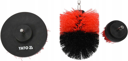 SZCZOTKI CZYSZCZĄCE NA WKRĘTARKĘ WIERTARKĘ ZESTAW