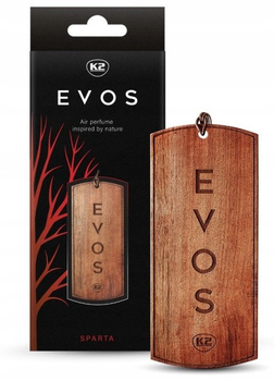 Drewniana zawieszka zapachowa K2 Evos Sparta Rodzina zapachu: SZYPROWA