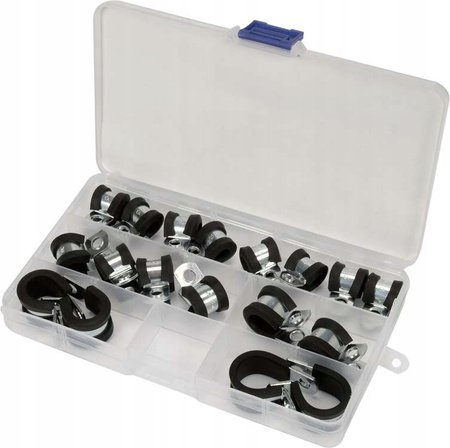 ZESTAW OPASEK ZACISKOWYCH 6 - 16mm 18 SZTUK YATO