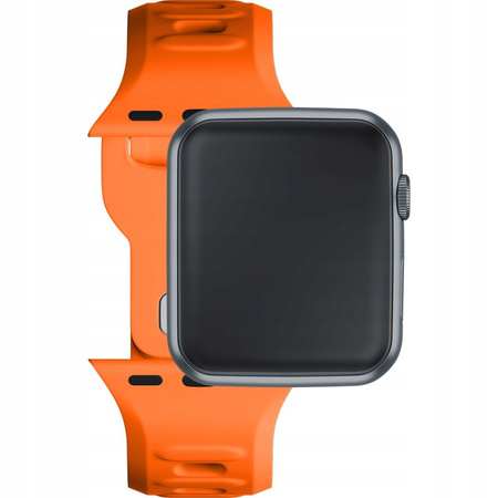 38/40/41 mm Orange - 3mk Silicone Watch Strap Pasek do Apple Watch