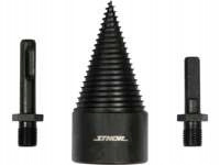 ŚWIDER DO ROZŁUPYWANIA DREWNA WIERTŁO STOŻKOWE 45MM 3szt