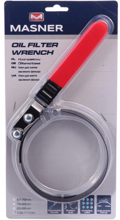 K2 MASNER KLUCZ TAŚMOWY DO FILTRA OLEJU 102-111MM
