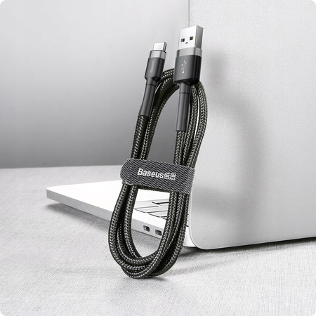 Baseus Cafule | Nylonowy kabel USB Type-C USB-C Quick Charge 3.0 3A 100cm