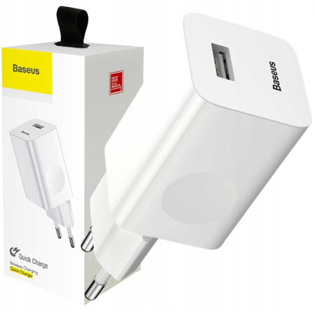 Baseus Quick Charger | Szybka ładowarka zasilacz USB-A Quick Charge 3.0
