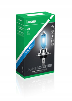ŻARÓWKI LUCAS LIGHT BOOSTER SPORT XR H7 12V 100W