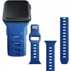 42/44/45/49 mm Blue - 3mk Silicone Watch Strap Pasek do Apple Watch