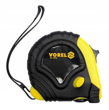VOREL 10129 MIARA ZWIJANA ŻÓŁTO-CZARNA 10 M X 25 MM