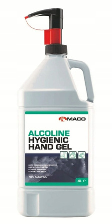 MACO ALCOLINE Hygienic Hand Gel 70% do dezynfekcji rąk w opakowaniu 4L