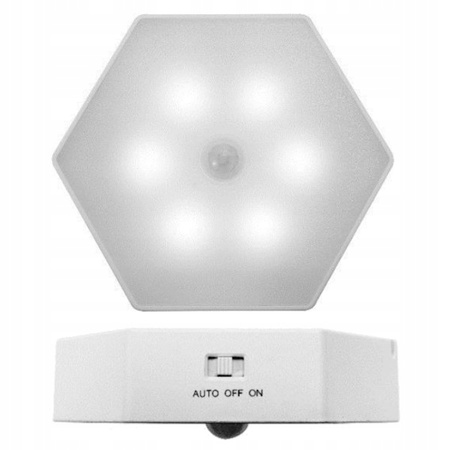 LAMPKA NOCNA LED 50LM CZUJNIK RUCHU I ZMIERZCHU