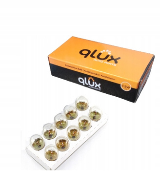 QLUX ŻARÓWKA R10W BA15S 24V 10W 10 szt