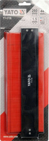 WZORNIK PROFILI SZABLON 260 mm PANELE KAFELKI YATO