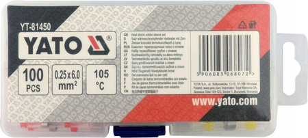 OSŁONKI TERMOKURCZLIWE ZŁĄCZA LUTOWNICZE 120 szt.