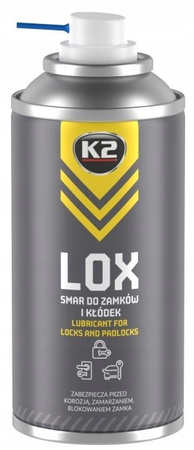 K2 LOX SMAR OLEJ DO KONSERWACJI ZAMKÓW,KŁÓDEK,WKŁADEK ,PROWADNIC, ZAWIASÓW