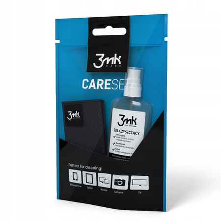 3mk CARE SET zestaw czyszczący (żel + ściereczka) SUPERCENA