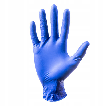 MERCATOR RĘKAWICE BEZPUDROWE NITRILEX BASIC, ROZM. L, 100 SZT.