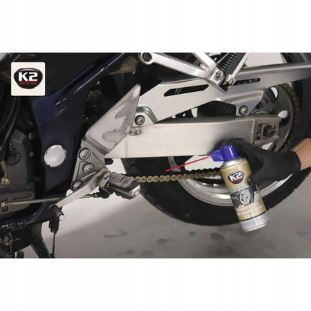 K2 SUCHY SMAR DO ŁAŃCUCHÓW MOTOCYKLOWYCH 400ML