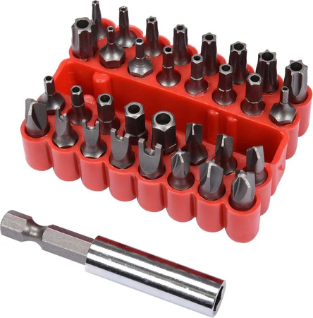 Groty do wkrętarek profile specjalne kpl.33szt. 66330 VOREL