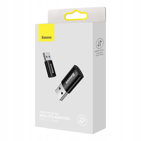 Baseus PRZEJŚCIÓWKA USB C na USB A adapter OTG 3.1 10Gb/s