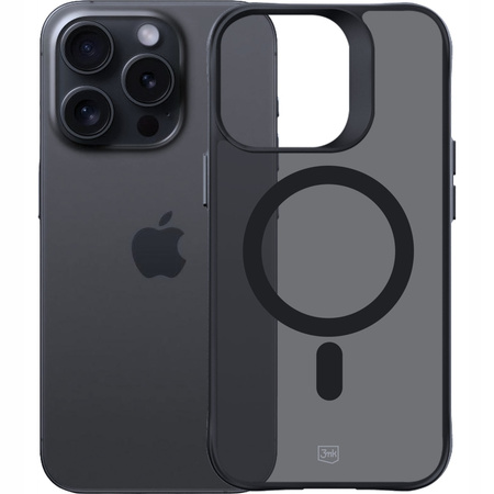 Apple iPhone 15 Pro Max - 3mk Smoke MagCase Etui Cover na tył
