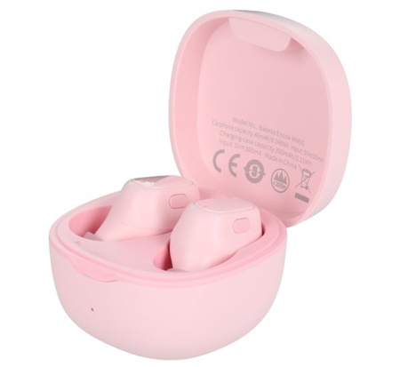 Baseus WM01 Słuchawki dokanałowe z etui ładującym Bluetooth 5.0