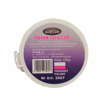 TLENEK CERU Usuwanie Rys na Szybie Szkle 100g