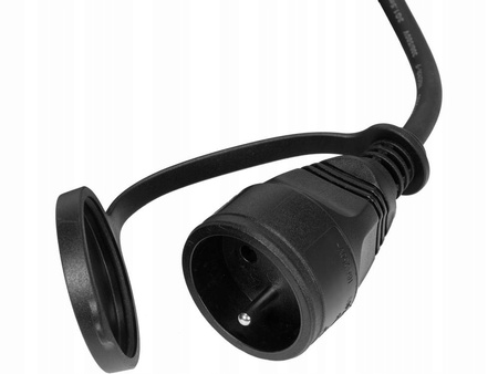 Przedłużacz pojedynczy Yato 5 m 1 szt. gniazd czarny