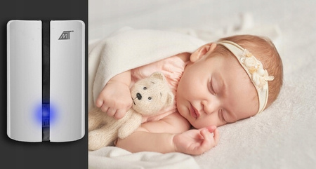 Dzwonek bezprzewodowy czarny WODOODPORNY 150 m 90 dB