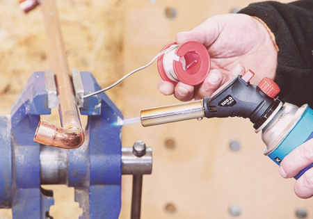 YATO PALNIK GAZOWY DO LUTOWANIA Z PIEZO 360 STOPNI