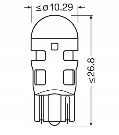 Osram LEDriving SL W5W WHITE 6000K