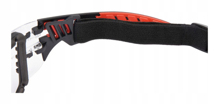 YATO OKULARY OCHRONNE BEZBARWNE ZAUSZNIKI + PASEK