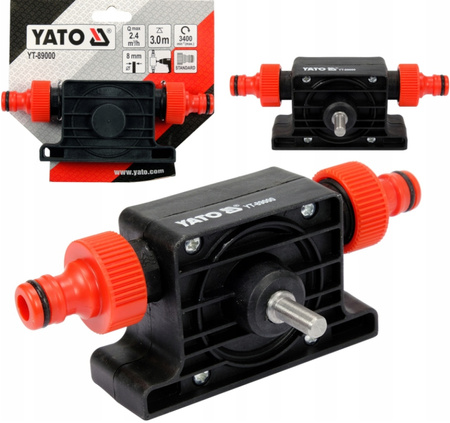 POMPKA NA WIERTARKĘ DO WODY PALIWA OLEJU 2400l/h YATO YT-89000