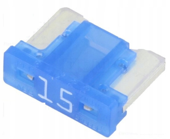 Bezpiecznik samochodowy MiniVal Low 15A - 10 sztuk