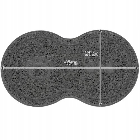 Mata pod Miski Miskę Podkładka dla Psa Kota Wodoodporna Antypoślizgowa Duża