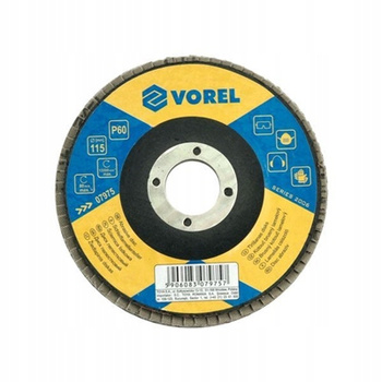 Ściernica listkowa talerzowa p60 125mm 07985 VOREL