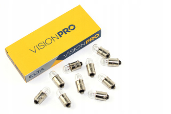 ELTA ŻARÓWKI POSTOJÓWKA BA9S T4W 4W 24V