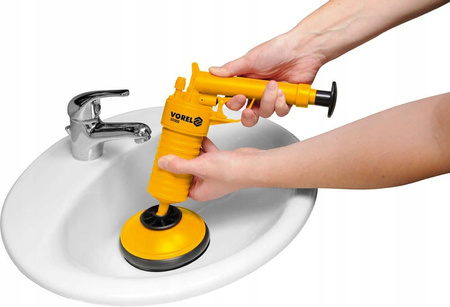 PISTOLET DO UDRAŻNIANIA RUR VOREL PRZEPYCHACZ KRET