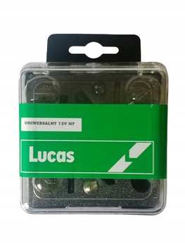 H7 LUCAS ZESTAW ŻARÓWEK ZAPASOWYCH SERWISOWYCH 8 ELEMENTÓW
