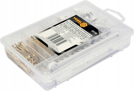 ZESTAW HAKÓW GWOŹDZI NA OBRAZY MIX 121SZT.