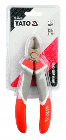 Szczypce tnące boczne Yato YT-2036 160 mm
