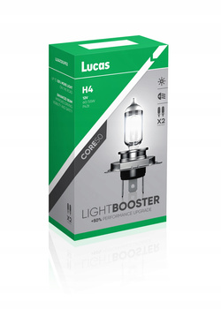 ŻARÓWKI LUCAS LIGHT BOOSTER +50% H4 12V 60/55W