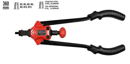 NITOWNICA RĘCZNA NITONAKRĘTEK M3-M12 YATO YT-36128