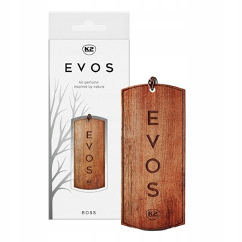 Drewniana zawieszka zapachowa K2 Evos Boss Rodzina zapachu: DRZEWNA