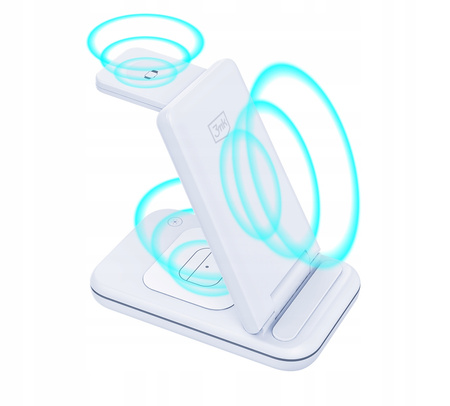 Ładowarka indukcyjna 3mk Hyper Wireless Charger 3w1 15W