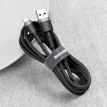 Baseus Cafule | Nylonowy kabel USB Type-C USB-C Quick Charge 3.0 3A 100cm