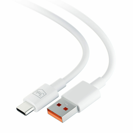 Biały Kabel Przejściówka USB -A do USB-C 60W 5A 1.2m - 3mk Hyper Cable