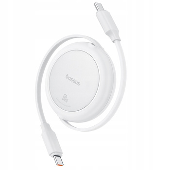 BASEUS KABEL USB-C TYP-C SZYBKIE ŁADOWANIE PRZEWÓD ZWIJANY 60W QC PD 1M