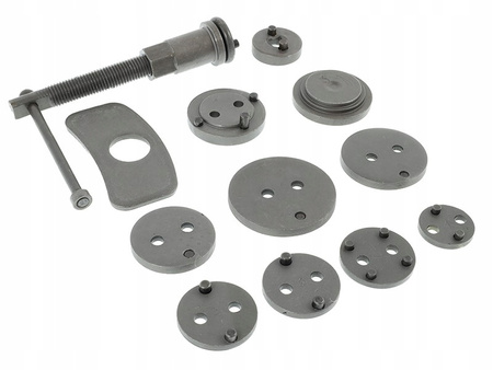 ZESTAW DO WYCISKANIA TŁOCZKÓW HAMULCOWYCH W WALIZCE 12 ELEMENTÓW