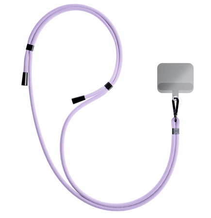 Accessories White (gold) - 3mk EasyClip Smycz do telefonu regulowana